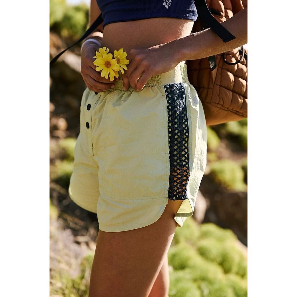 FP Movement Underdog Shorts in Lemon Grass Size Small *will fit medium